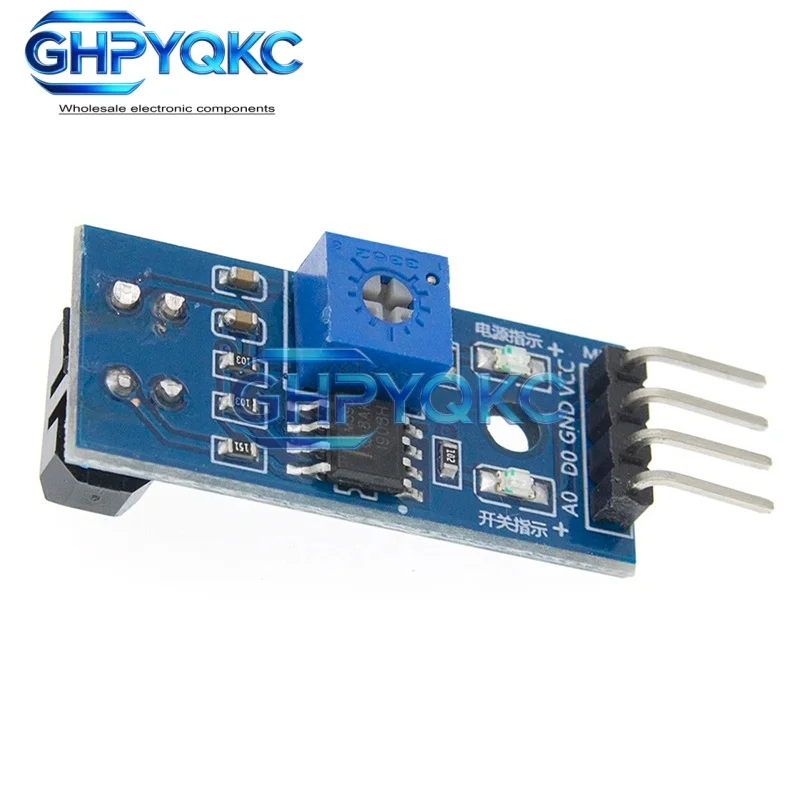 TCRT5000 Infrared Reflective Sensor Module, IR Photoelectric Switch Barrier Line Tracking Board, 3.3V Diode Triode Module