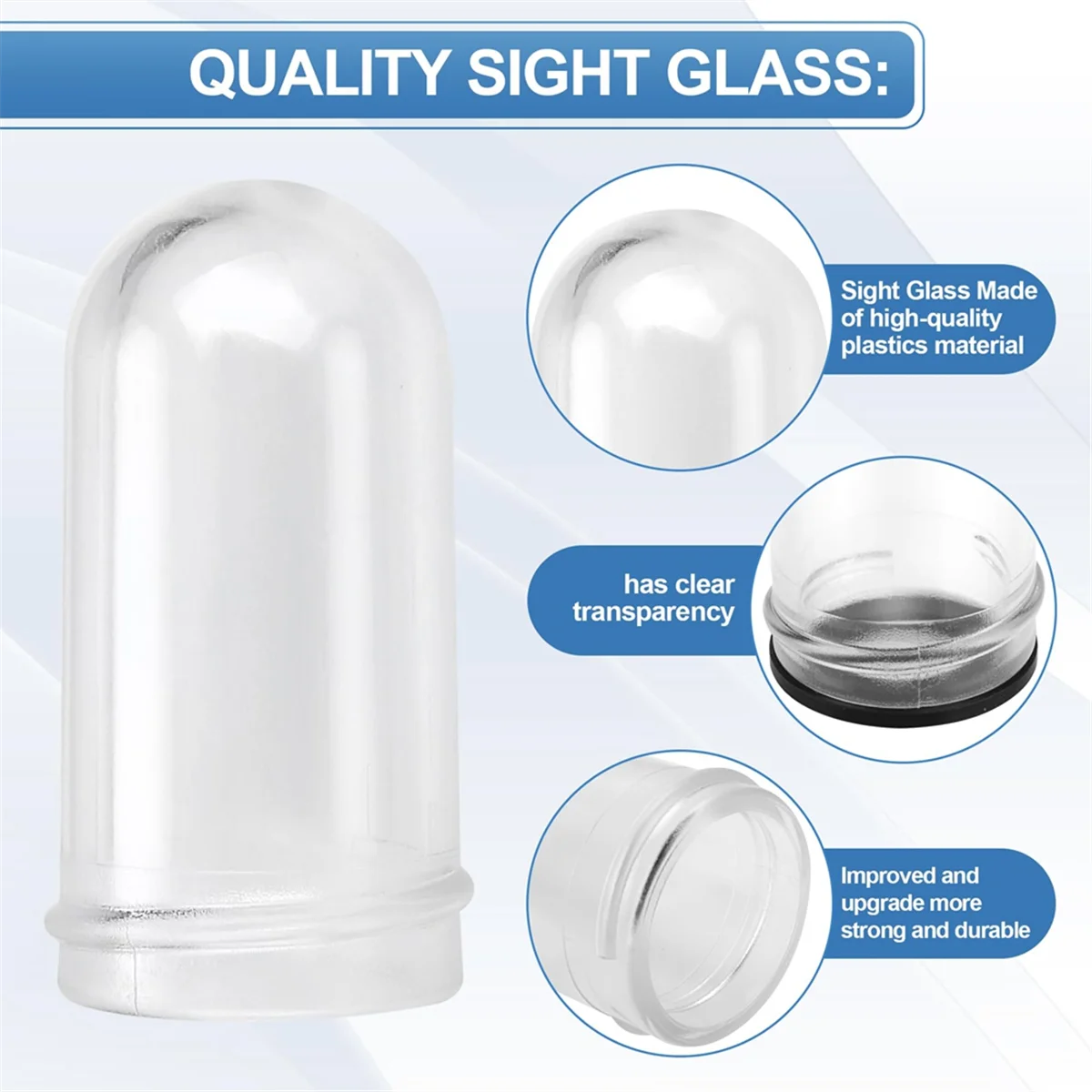 A002 SPX0710MA 모래 필터 밸브용 사이트 글래스, 필터 밸브 SP0710, SP0710X, SP0711용 사이트 교체