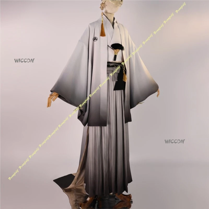 لعبة Sil البدلة ent تأثيري ازياء هيل الثعلب قناع الأولاد دعوى شعر مستعار الملبس الرجال حفلة ثوب الكيمونو الياباني المرحلة اليومية عيد الميلاد عيد الهالوين