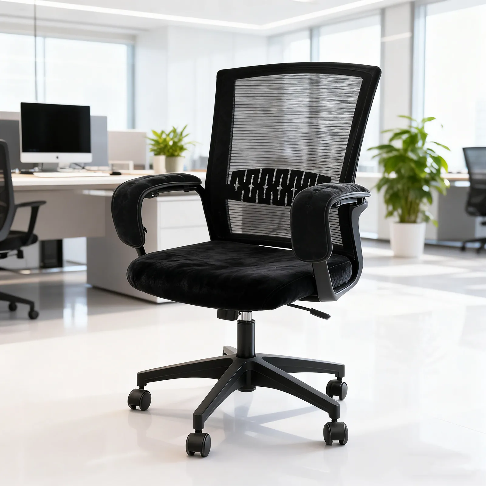 1Pairs Armrest Pads Office Chair Armrest Covers Heightening Cushion Desk Arm Cushions for Gaming Computer Chair Accessories