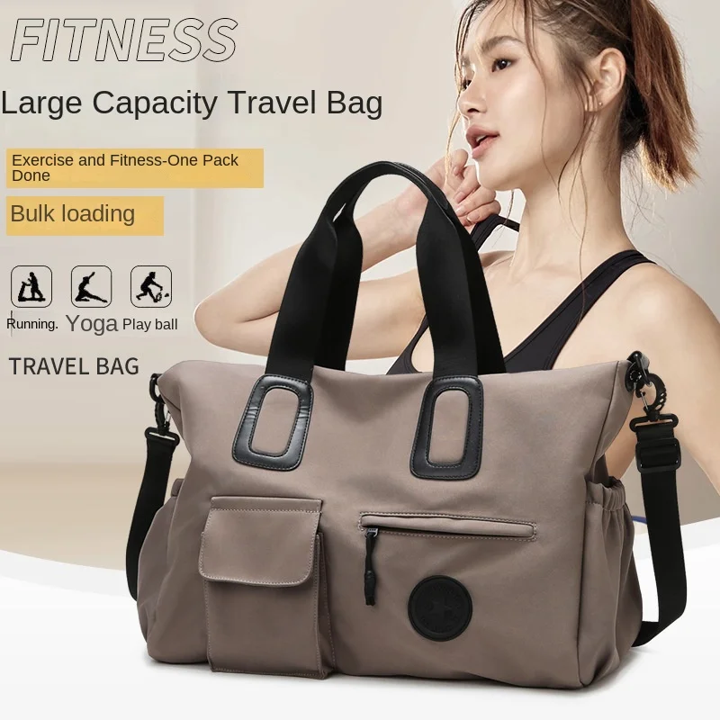 Carry On Travel Handbags Luggage Duffel Women Large Gym Fitness Casual Sports Training Yoga Shoulder Bag Business Trip Rucksack