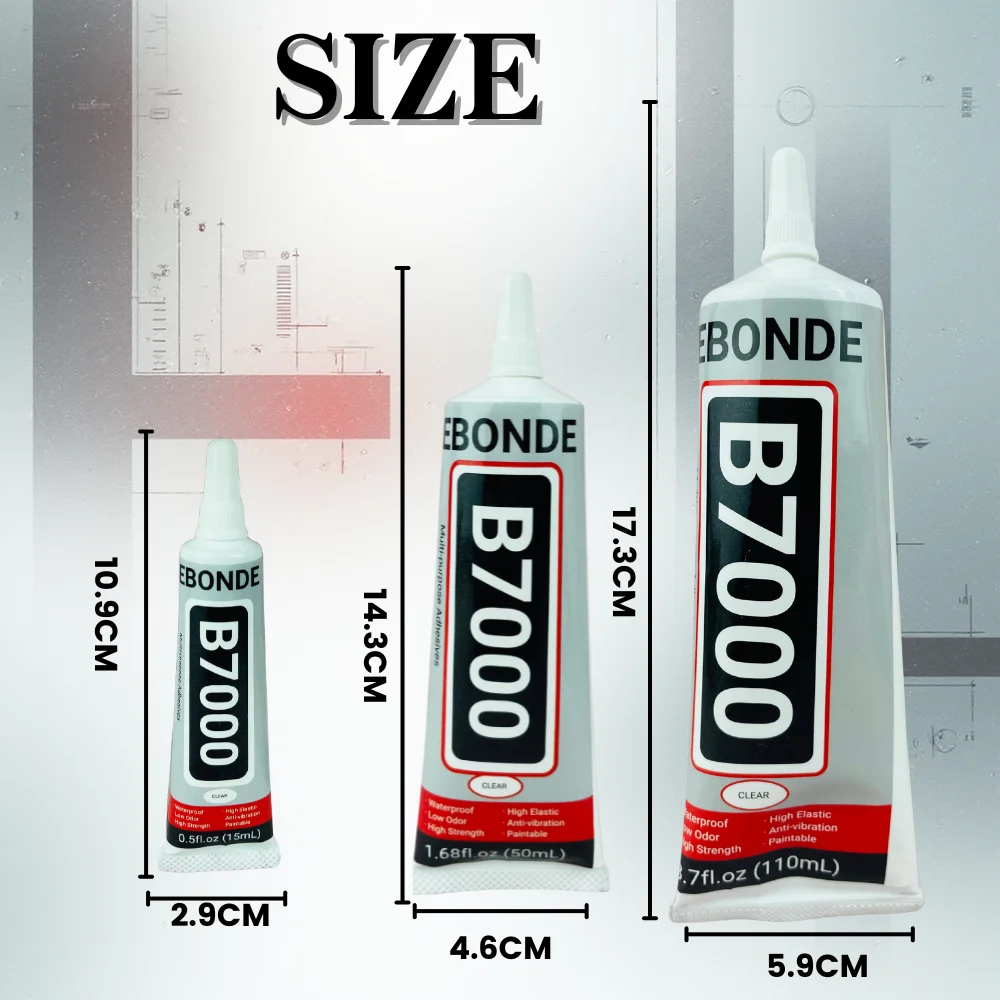 B7000 Contact Phone Repair Adhesive T7000 Frame Battery Cover Glass Repair  Glue 15ML 25ML 50ML 110ML