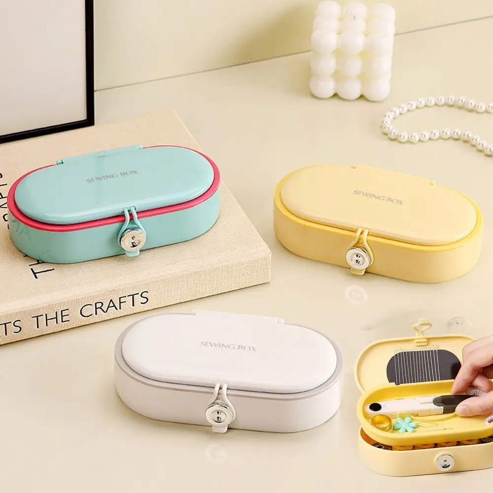 

Набор для шитья своими руками с швейной коробкой, многофункциональный 16-цветный набор игл и ниток, принадлежности для шитья одежды своими руками