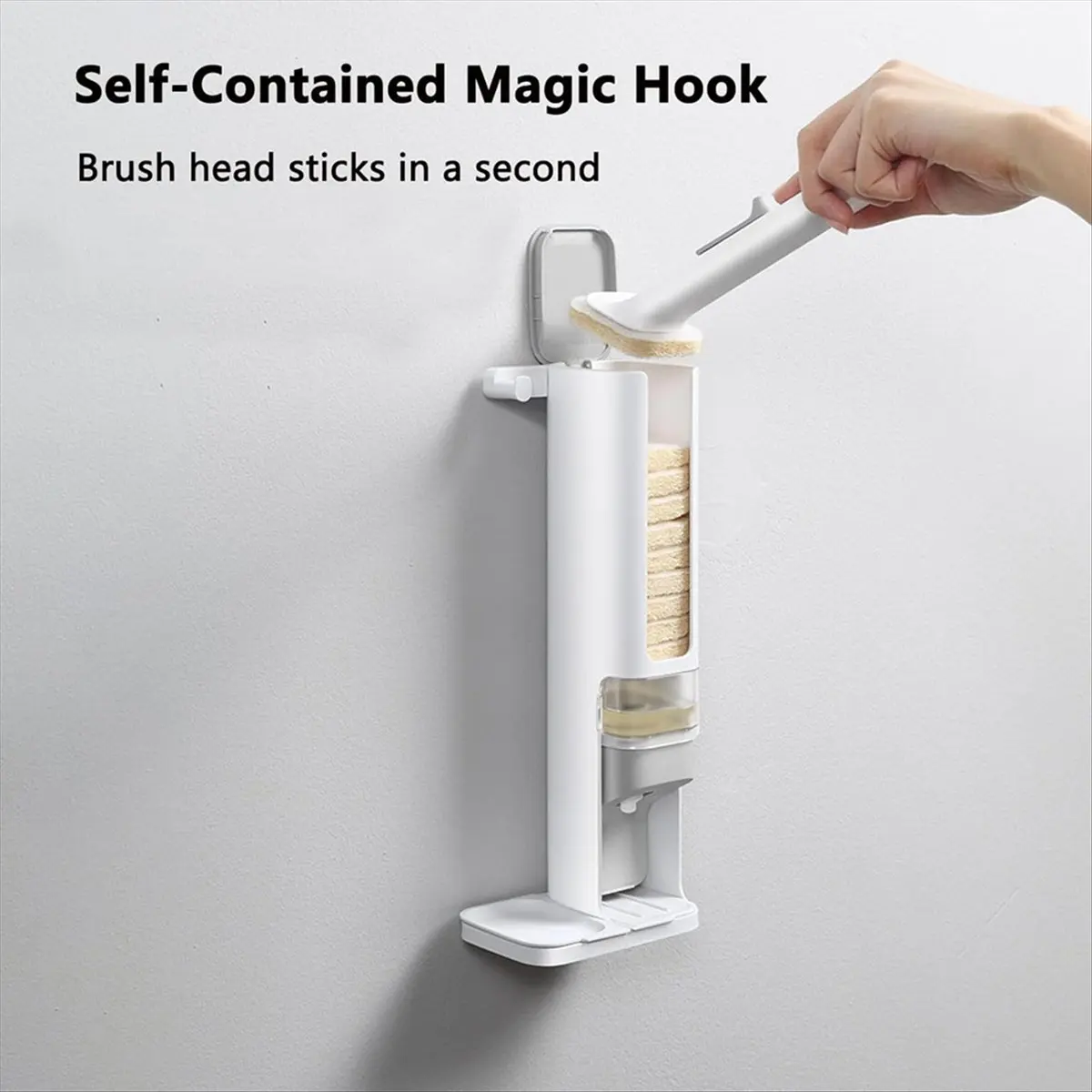 2025 New+ Pot Brush Set Brush Replacement Household Non-Dirty Hand Washing Pot and Dishwashing Brush Cleaning Set Kitchen