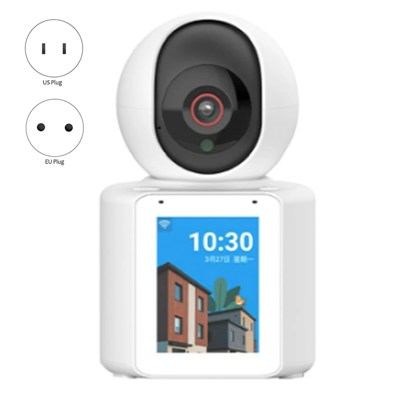 1080P Wifi Surveillance Camera Wifi Ip Camera For Home Wifi Video Surveillance Cameras Support Night Vision Easy To Use EU Plug