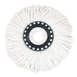 Universal 360 degree Rotating Round 16mm Mopping Head Microfiber Rag Mop Cloth Replacement Clean Tool Refill Mop Head