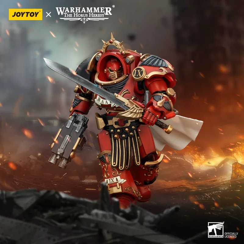 JOYTOY 1/18 Warhammer The Horus Heresy Action Figure Blood Angels Legion Praetor in Tartaros Terminator Armour Model Toys Gift