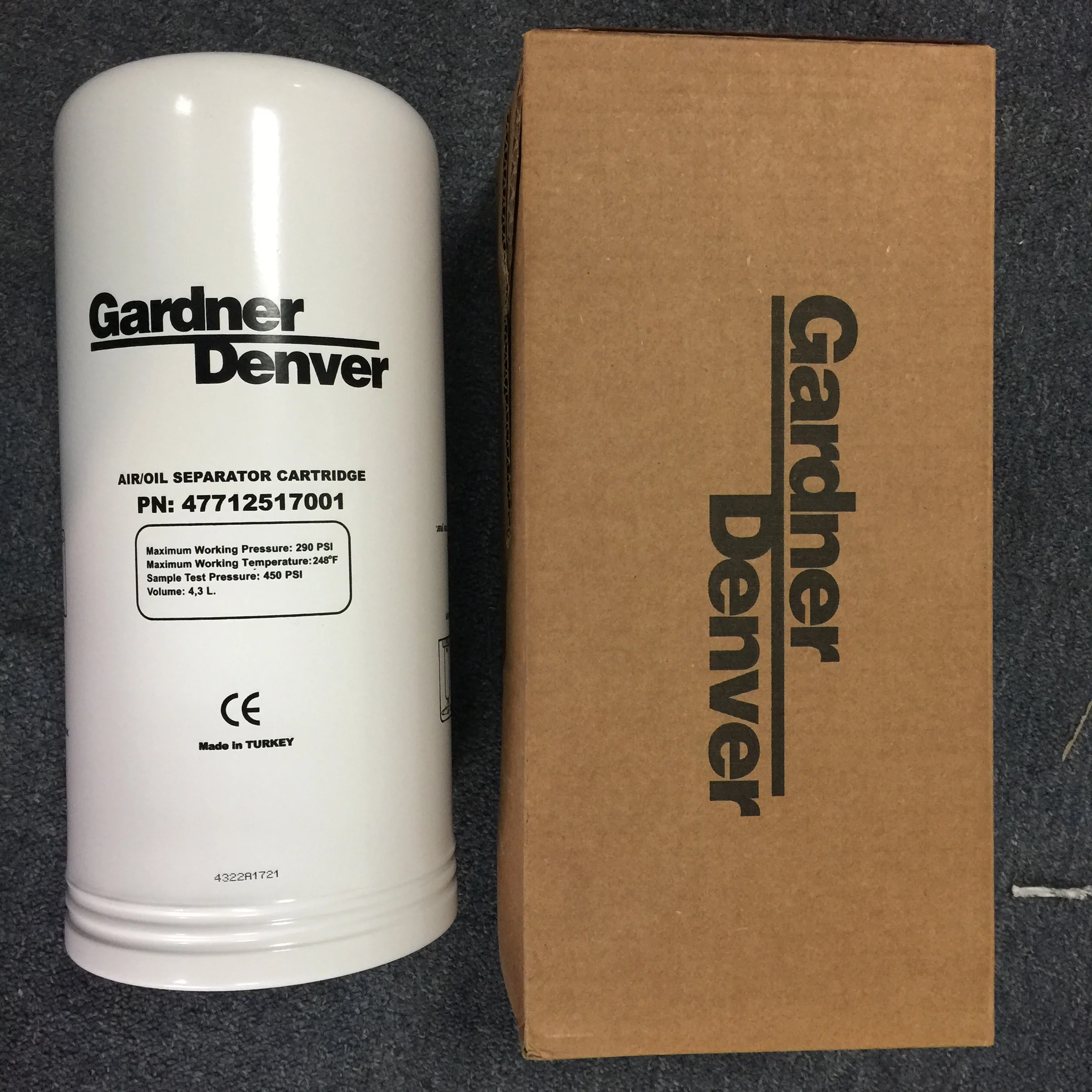 

2109086 Kit Oil element Gandner Denver air Compressor Oil Filter