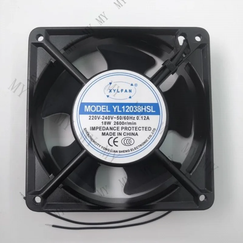 

Вентилятор осевой TT для XYLFAN YL12038HSL 12038 220V-240V 0.12A 18W