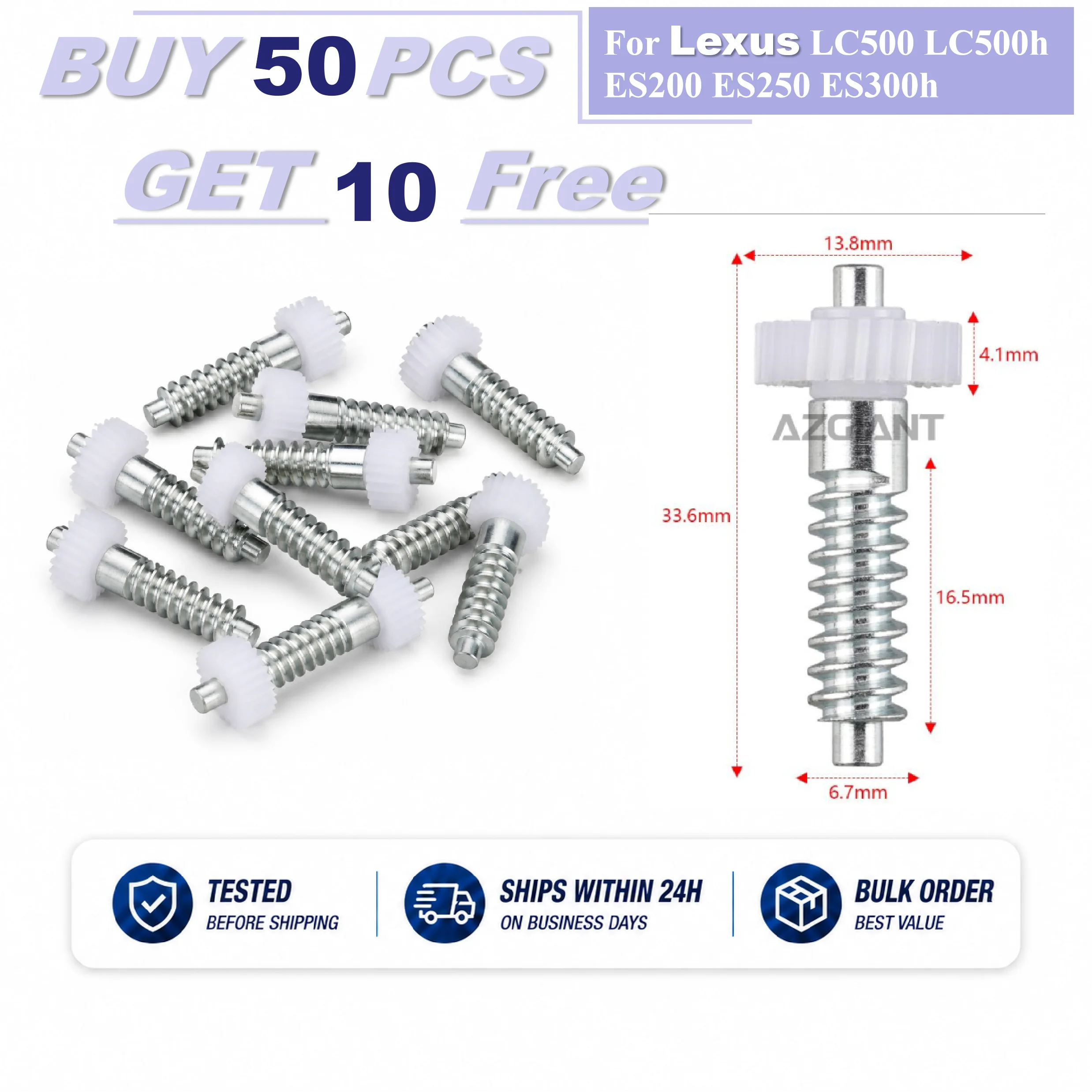 Mirror Folding gear for Lexus LC500 LC500h ES200 ES250 ES300h side Rearview Actuator motor repair