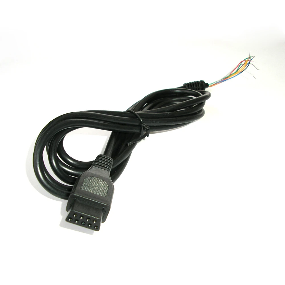 

10pcs 1.5M 9pin plug game controler repair cable for Sega MD 2 for Genesis 2 controller repair replacement