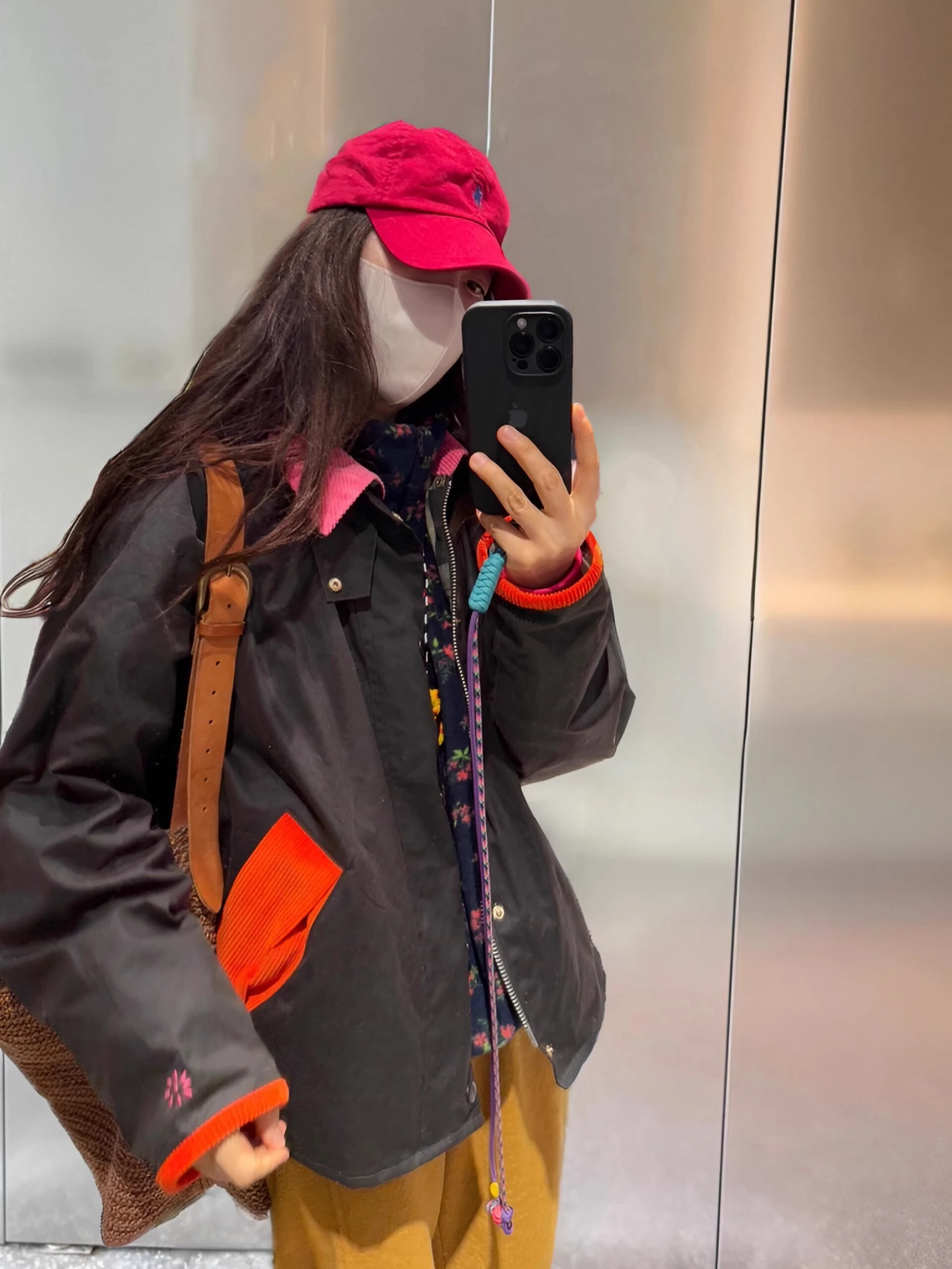 

Куртка-пилот Fuyuan Black Workwear женская, весна 2026, новая, в американском ретро-стиле, премиум-класса, стильная, свободного кроя, с длинными рукавами, на молнии