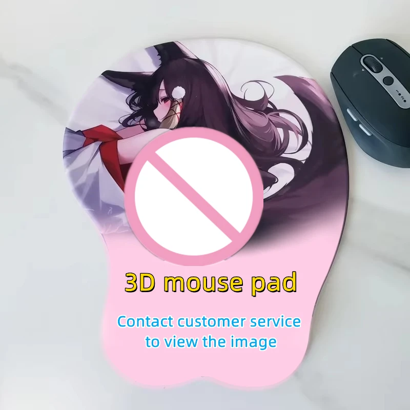 Azur Amagi Big Gaming Anime 3D Mouse Pad Huge Butt Cute Manga Pad with Wrist Rest Silicone Gel PP Mousepad
