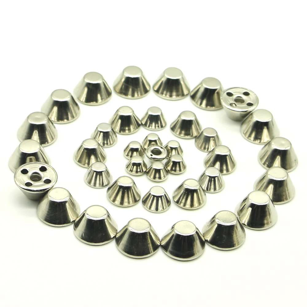 New alloy Rivets 20sets/pack 8/10/12/15mm tapered barrel-shaped rivets rivet clothing bags accessories decorative rivets H-08