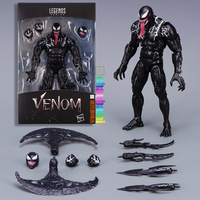 Venom Action Figure 7 Inch And Above Collectible Toy Model Highly Posable Superhero Spiderman Movie Character For Fans