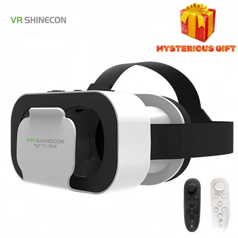 

Shinecon VR очки 3D гарнитура устройства виртуальной реальности шлем Viar линзы очки смартфон сотовый телефон умные игры мобильный просмотрщик