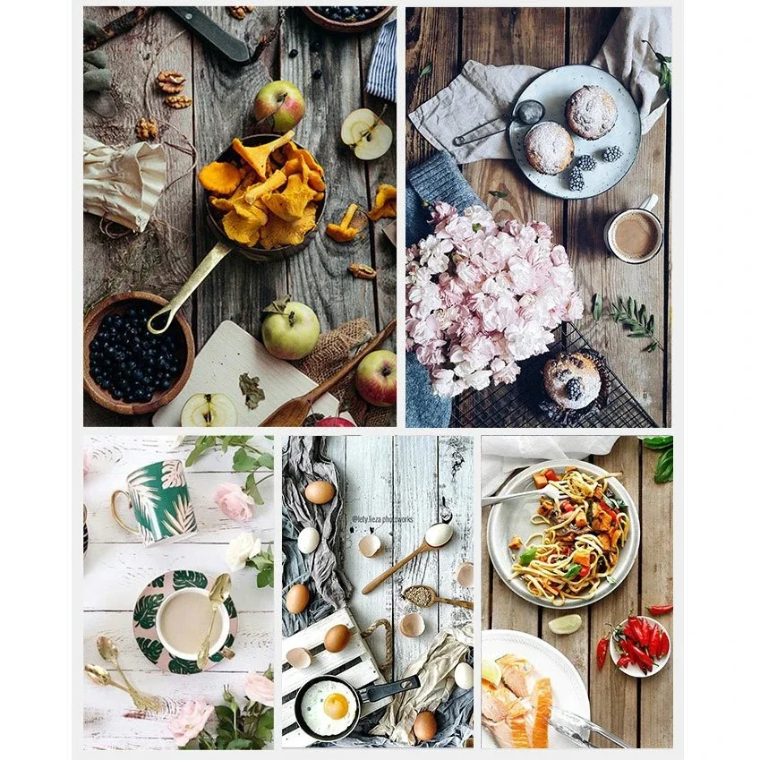 Wood Marble Cement Background Paper INS Decoration Photo Paper Wallpaper Photography Props