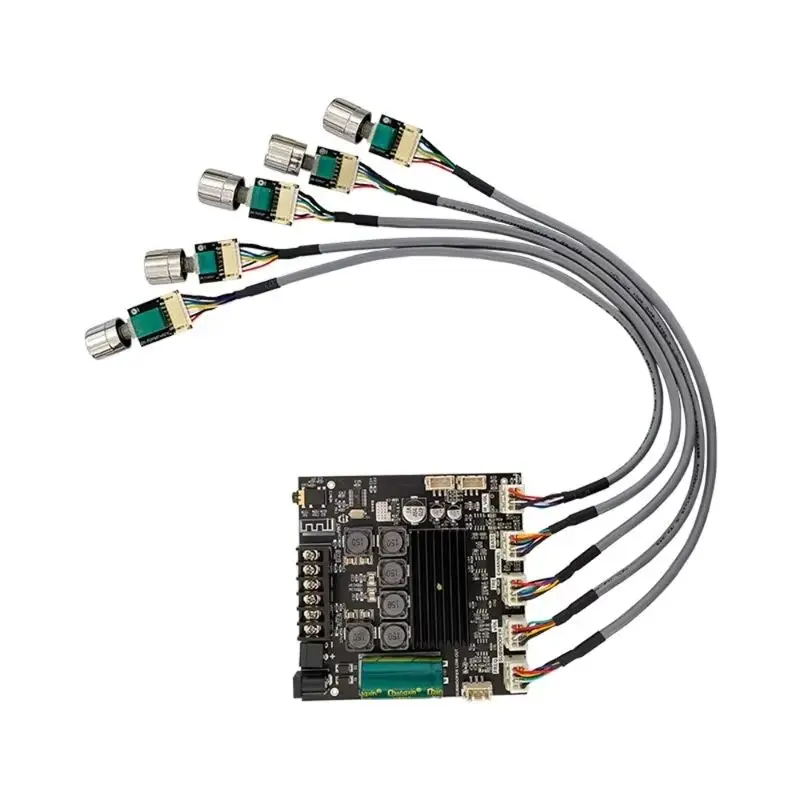 TPA3116 2.1 Channel Bluetooth-compatible 5.1 Amplifier Board 50W*2+100W TWS External Potentiometer Bass Audio Module