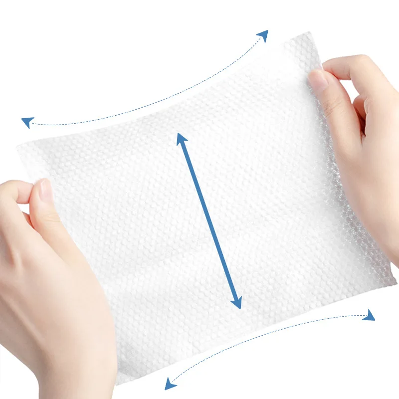 Ultra Soft Extra Thick Disposable Facial Tissues for Sensitive Skin and Used as Cleansing Make Up Removing Wipes Dry Wet Towels