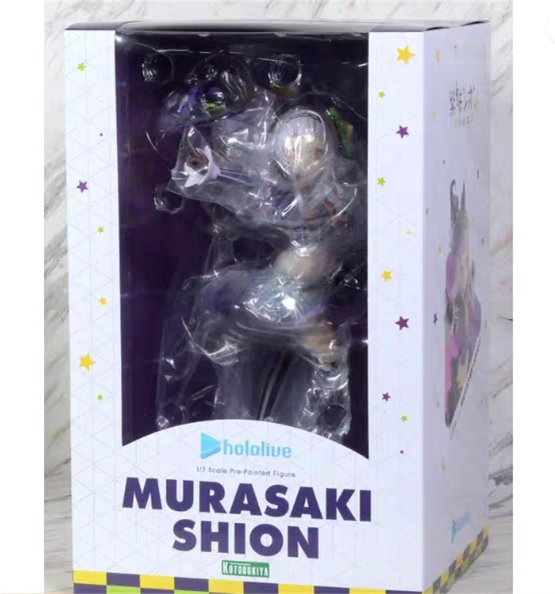 in stock KOTOBUKIYA hololive Vtuber  Murasaki Shion figure model for collectible toy