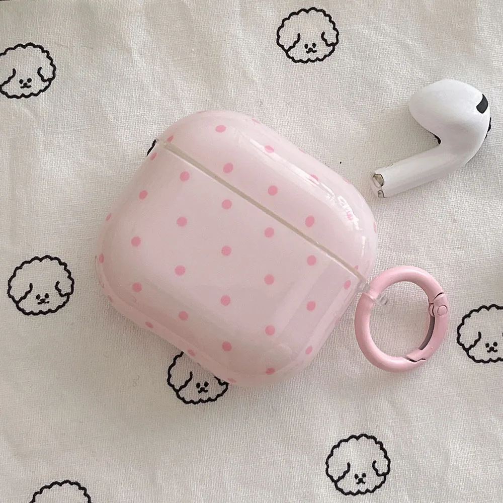 Einfache, frische, rosa, mintgrüne Silikonhülle für AirPods 5, 4, 1, 2, 3, für AirPods Pro 3, AirPods Pro2, 2. Generation, mit niedlichem Schleifenanhänger – Detail 6