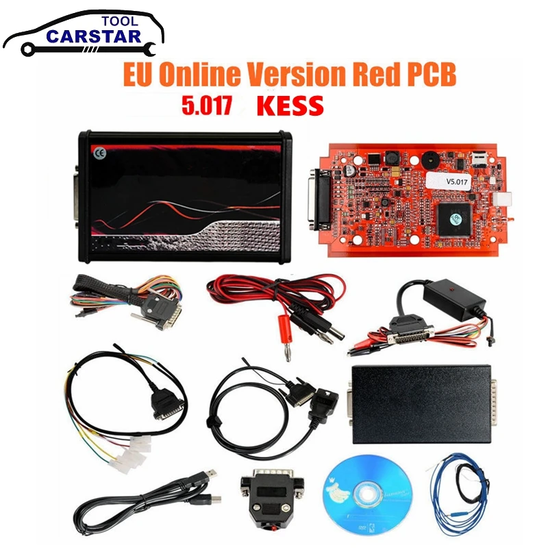 

Online 2.80 EU Red KESS V5.017 kess Tuning Kit Master Version OBD2 Car Trucks Tool