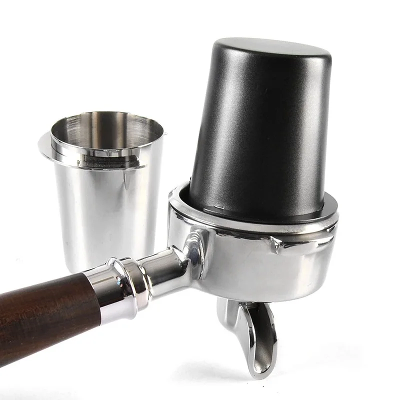 Stainless steel bean grinder powder connector Hot-selling bean grinder powder cup coffee hall special handle powder cup