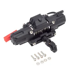 Metal Double Motor Simulated Winch for 1/10 RC Crawler Car Axial SCX10 TRAXXAS TRX4 D90 KM2 Upgrade Parts Accessories