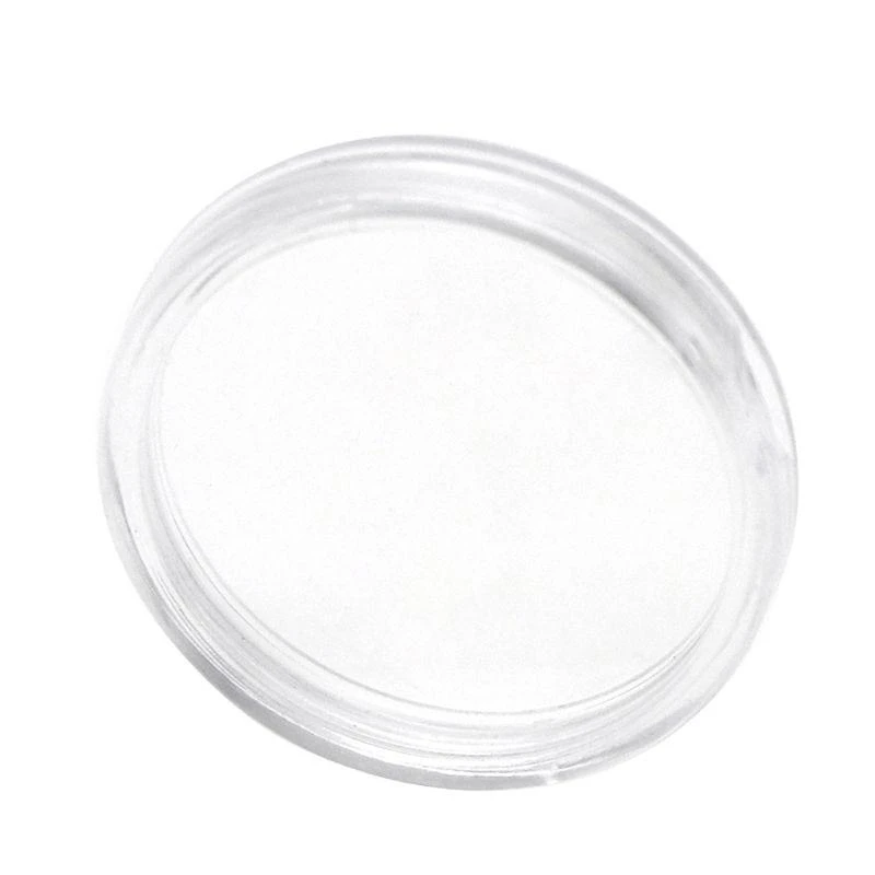 W89C 10PCS 1 Inch Coin Capsules Tag Holder for Round Cards Tags