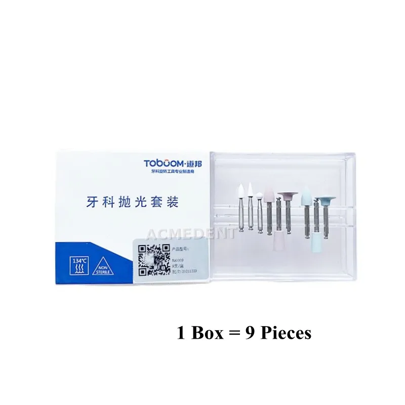 Dental Composite Polishing Kit Ceramic Silicon Rubber RA0309 For Low Speed Handpiece Contra