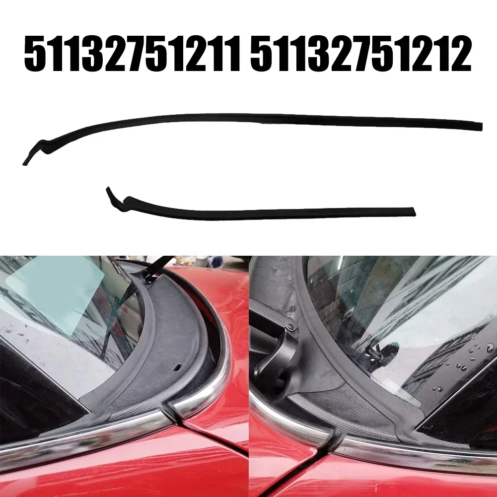 New Windshield Wiper Cowl Seal Car Right Hand Drive Vehicles Windscreen Wiper Side Trim Rubber Seal Cover For MINI R55 R56 R57