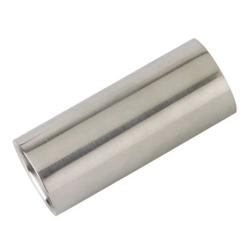 Deslizador deslizante de guitarra de Metal de acero inoxidable, nudillo de dedo, diapositivas de cuerda, tono para accesorios de instrumentos de cuerda de guitarra-B60B