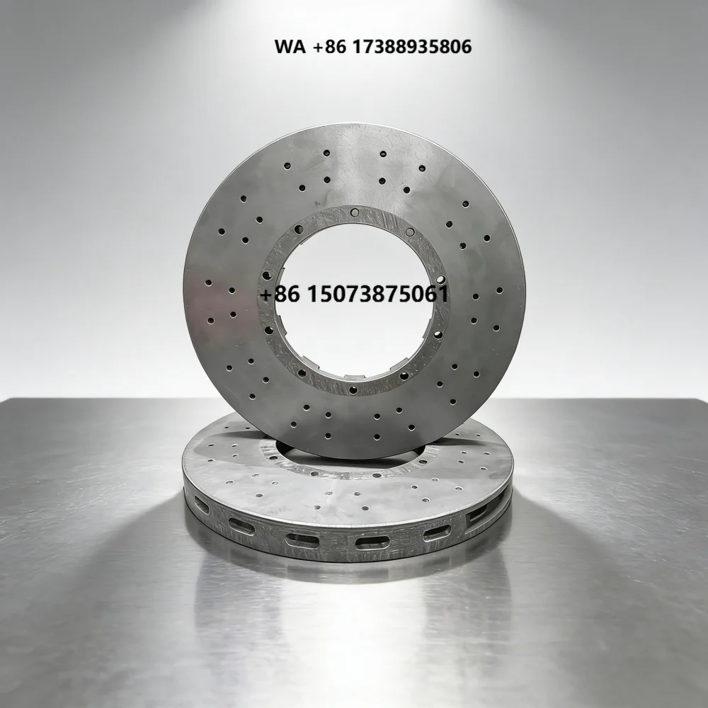 In Stock Short Fiber Carbon Ceramic Brake 355*32MM High Performance Direct Fit Low Noise for B-M-W AU-DI BEN-Z To-yo-ta Ni-ssan