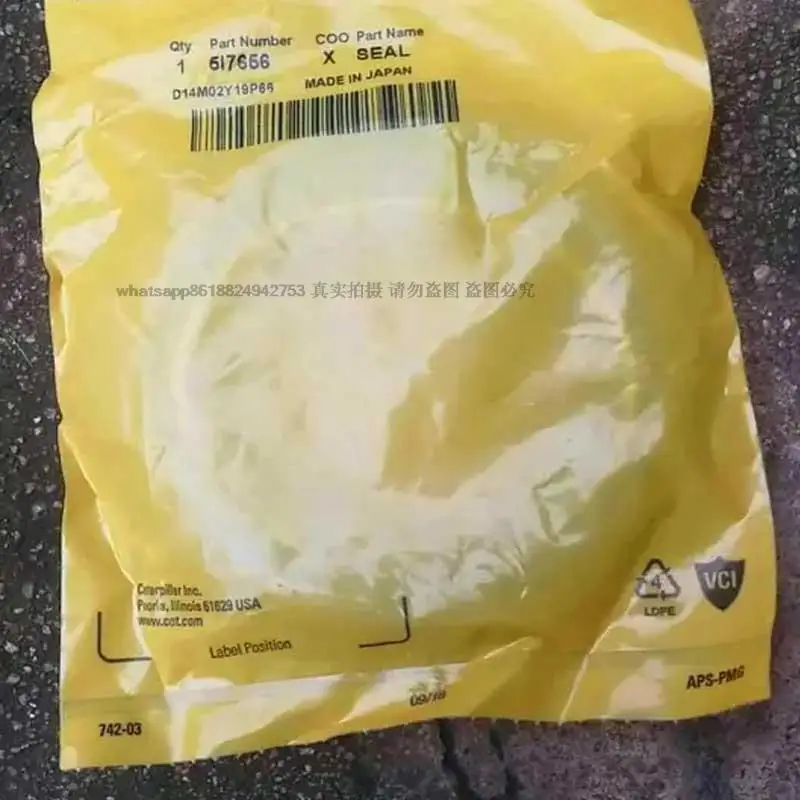 

Запчасти для экскаватора, запчасти для вилочного погрузчика 320D 323D C6.4, переднее масляное уплотнение 5I7656 5I-7656