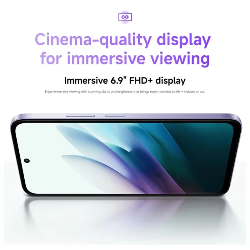 الإصدار العالمي Redmi 15 4G Snapdragon 685 معالج الهاتف الذكي 7000mAh (typ) بطارية كبيرة 33W شحن 6.9 "144 هرتز عرض 50MP AI كاميرا مزدوجة Xiaomi الهاتف المحمول #5