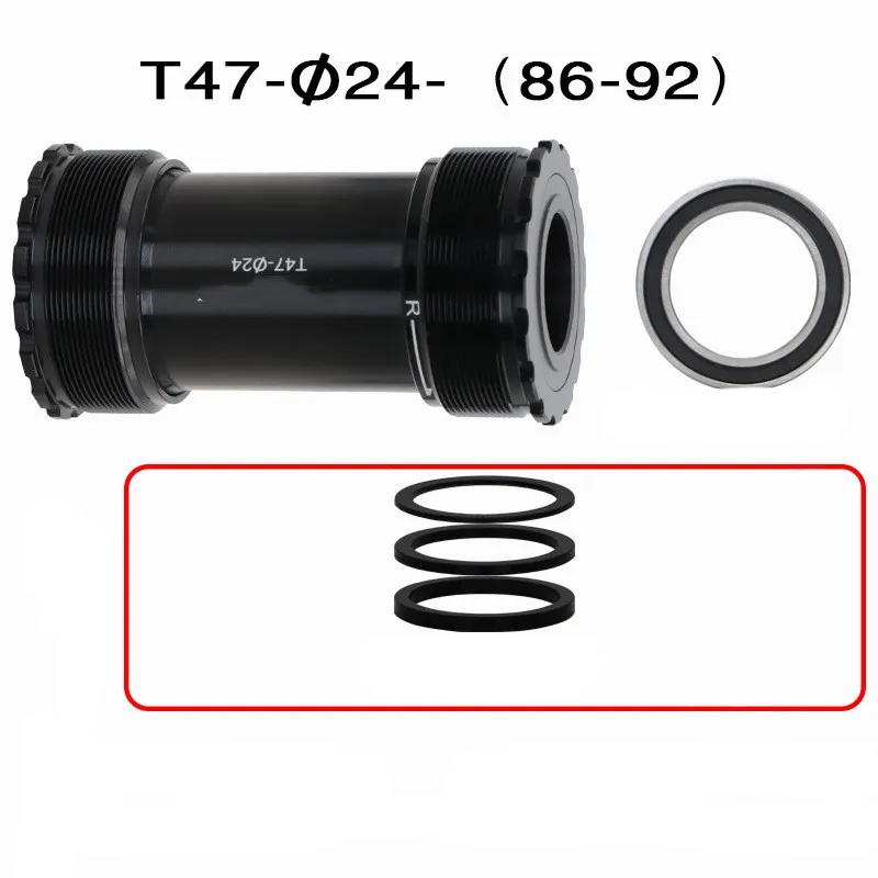 T47 Threaded Bottom Bracket Offering Reduced Wobble and Quieter Operation Through Advanced Bearing and Housing Design