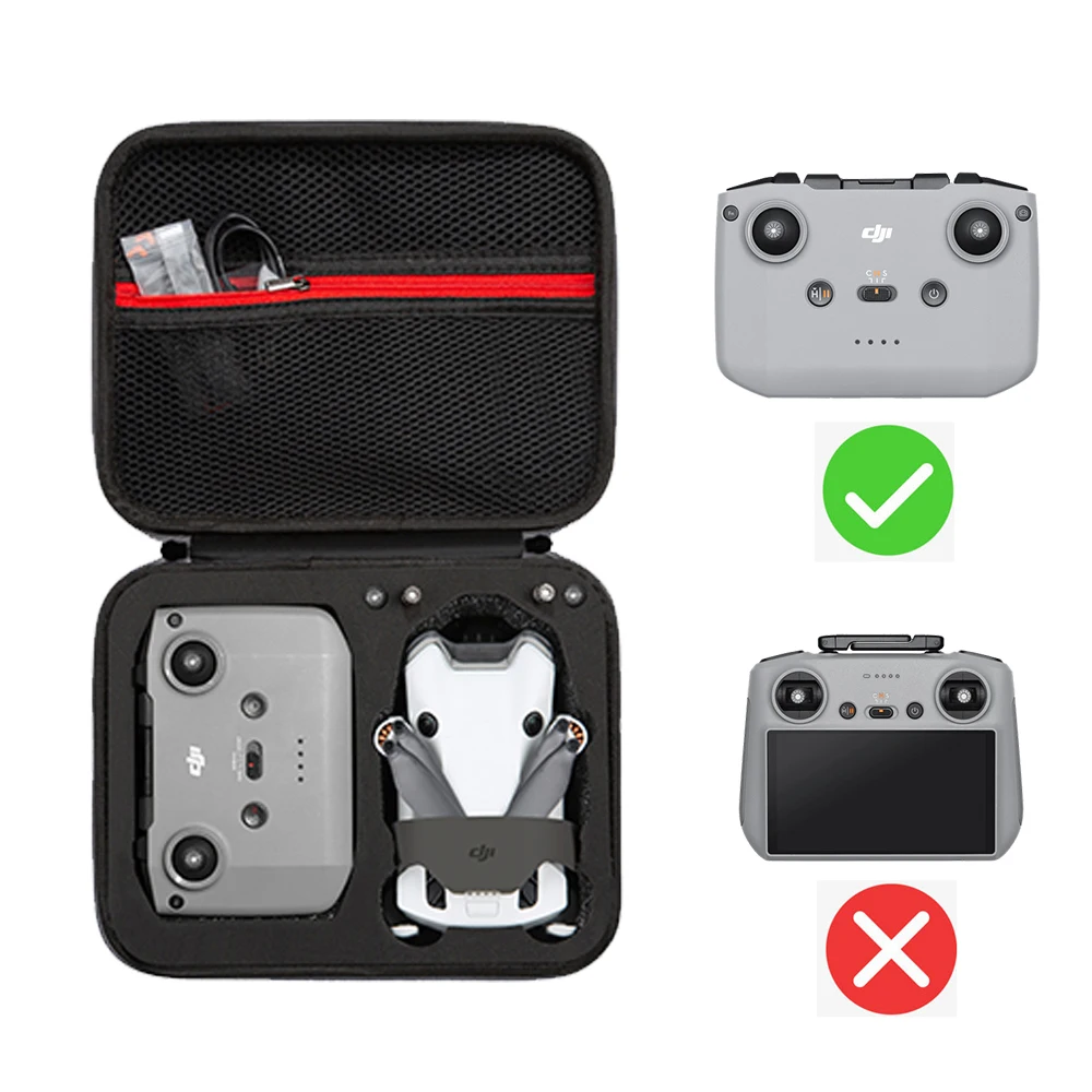 2024 Carrying Case Shockproof Handbag Protective Cover Storage Bag Box for DJI Mini 4 Pro Drone Remote Battery Accessories