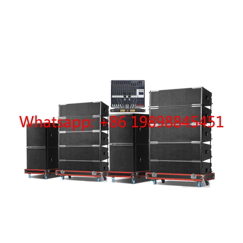 

Full Set Active Professional PA Line Array Speaker System Powered Audio For 1200 People Events