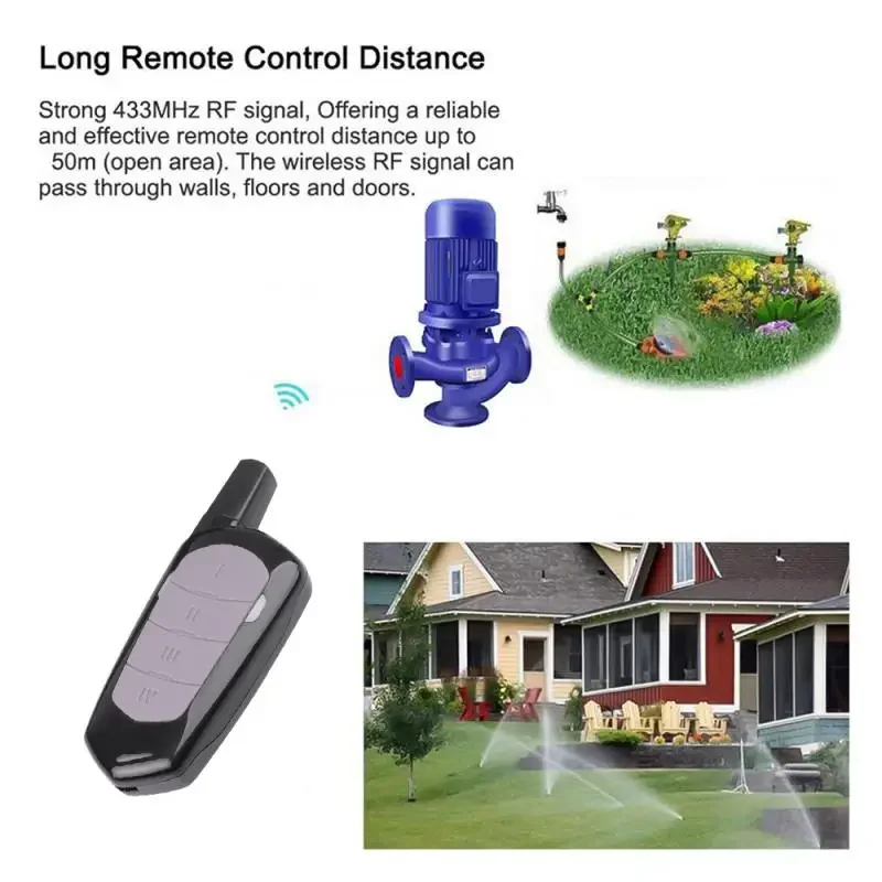 1PCS Copy Code 433.92 MHz RF Wireless Remote Control Garage Door Opener Key Clone 433mhz Chip For Garge Electric Retractable