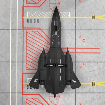 Hera 1/200比例 SR-71A SR71 洛克希德黑鳥戰鬥機模型 成人兒童玩具 展示 12 最佳銷售 SR71黑鳥 - №3