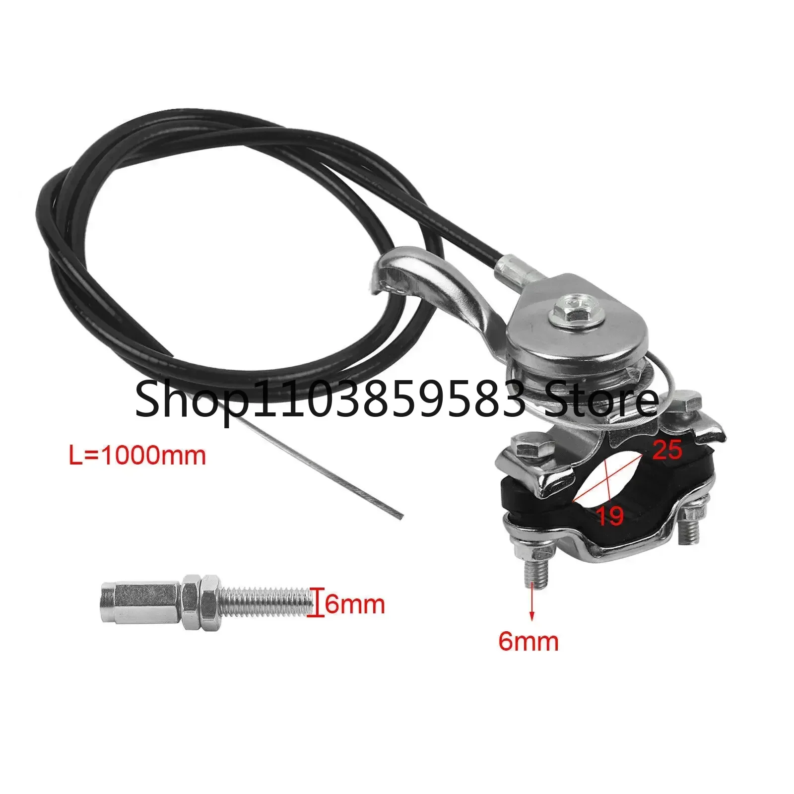 1PCS Throttle Control Cable for HONDA GX160 GX200 COMPACTOR TROWEL 100cm Control Kits Car Accessories