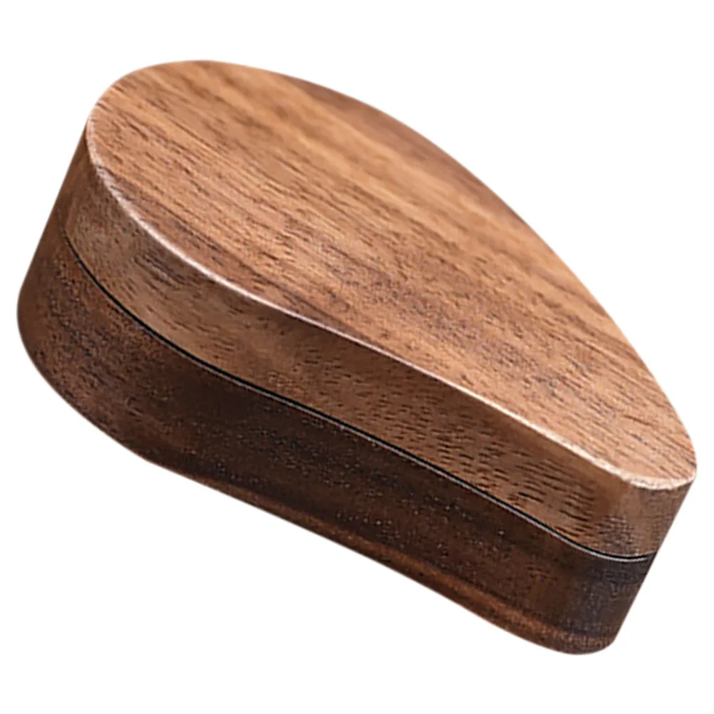 

Wooden Heart Shaped Jewelry Box for Ring Storage Small Trinket Organizer Desktop Display Case Gift for Her Small Wooden Box