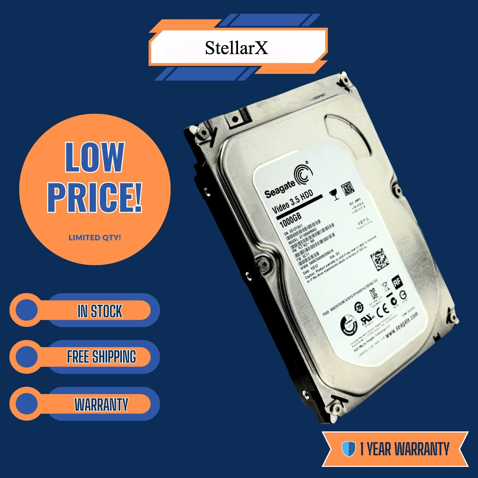 Seagate ST1000VM002… - image