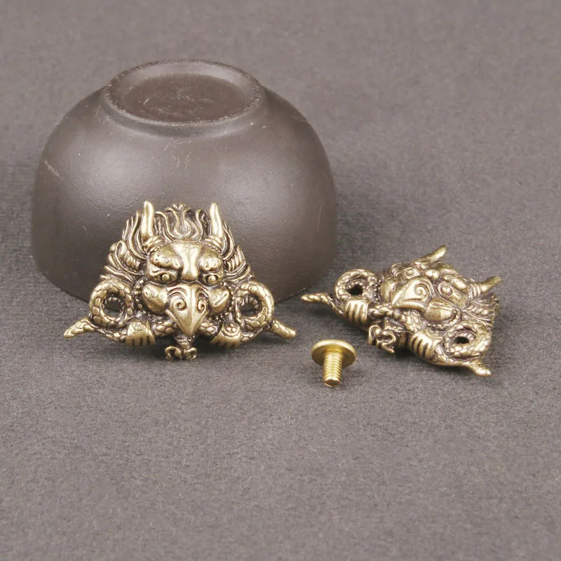 1 Pcs Brass Garment Decoration Rivets Conchos Button Mythological God Bird Garuda Shape Leather Belt Wallet Bag Screwback Buckle