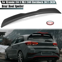 Car Rear Roof Spoiler For Hyundai I30 N MK3 I30N Hatchback 2017 2018 2019 2020 Black / Carbon Look Rear Trunk Spoiler Wing Lip