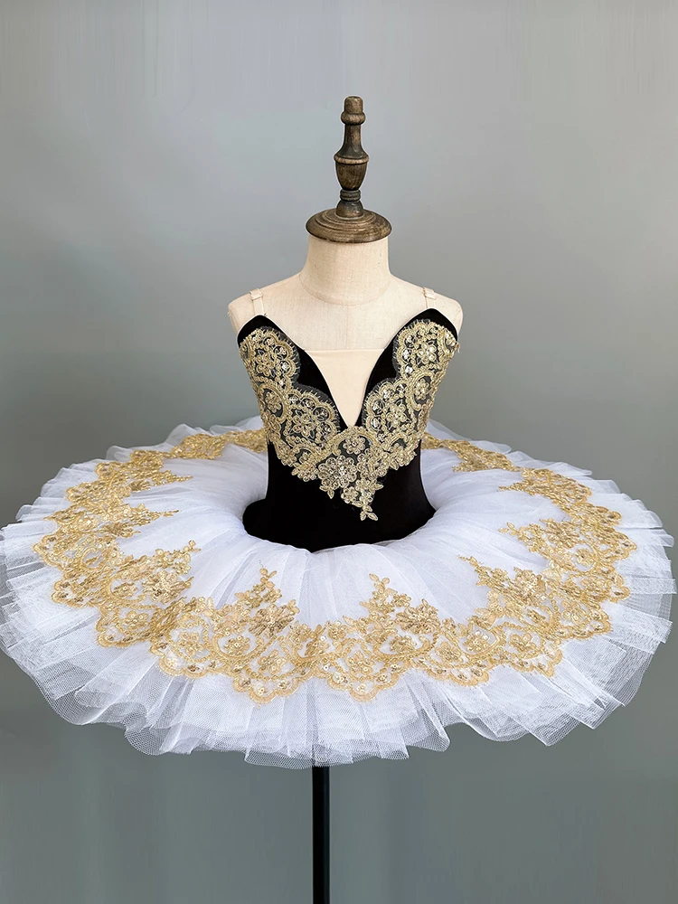 Tutu di balletto professionale ragazze Ballerina Party Dress bambini Swan Lake costumi di balletto abbigliamento da palcoscenico abiti da ballo per ragazze