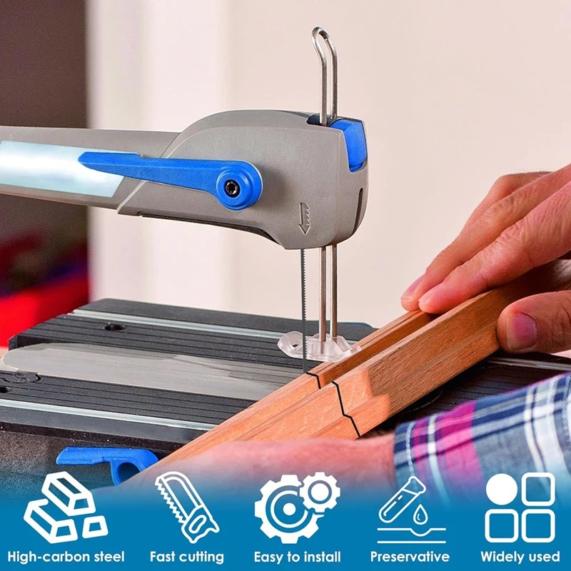 60 peças de lâminas de serra de rolagem, extremidade de pino, 15tpi, 18tpi, 24tpi, lâmina de serra de rolagem para corte de madeira, plástico e metal