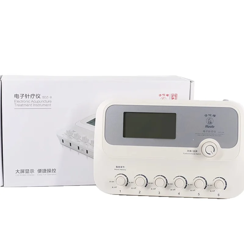 

New Upgraded Improved Electro Acupuncture Stimulator, 6 Channels Output Massager , Hwato SDZ-III
