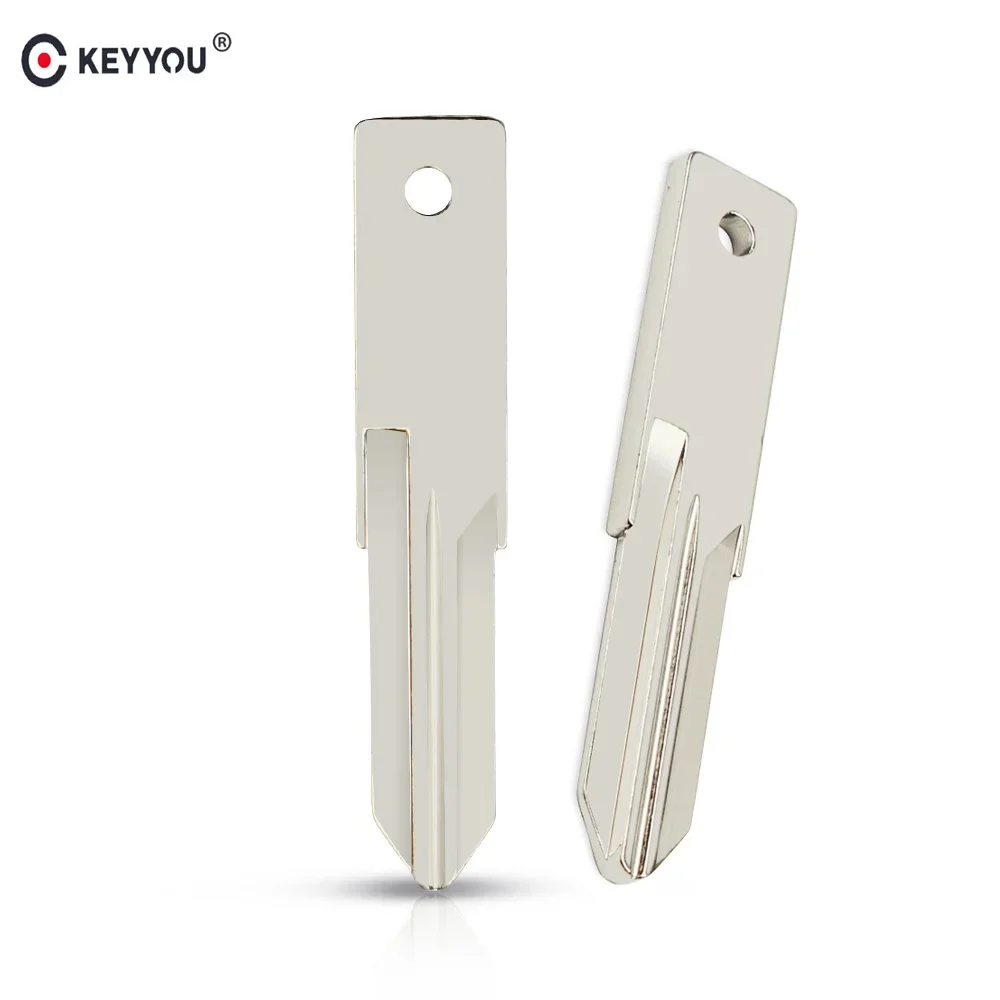 KEYYOU Car VAC102 Uncut Key Blade For Renault Key Shell Blank Replacement Flip Folding Remote Key Blade Blank