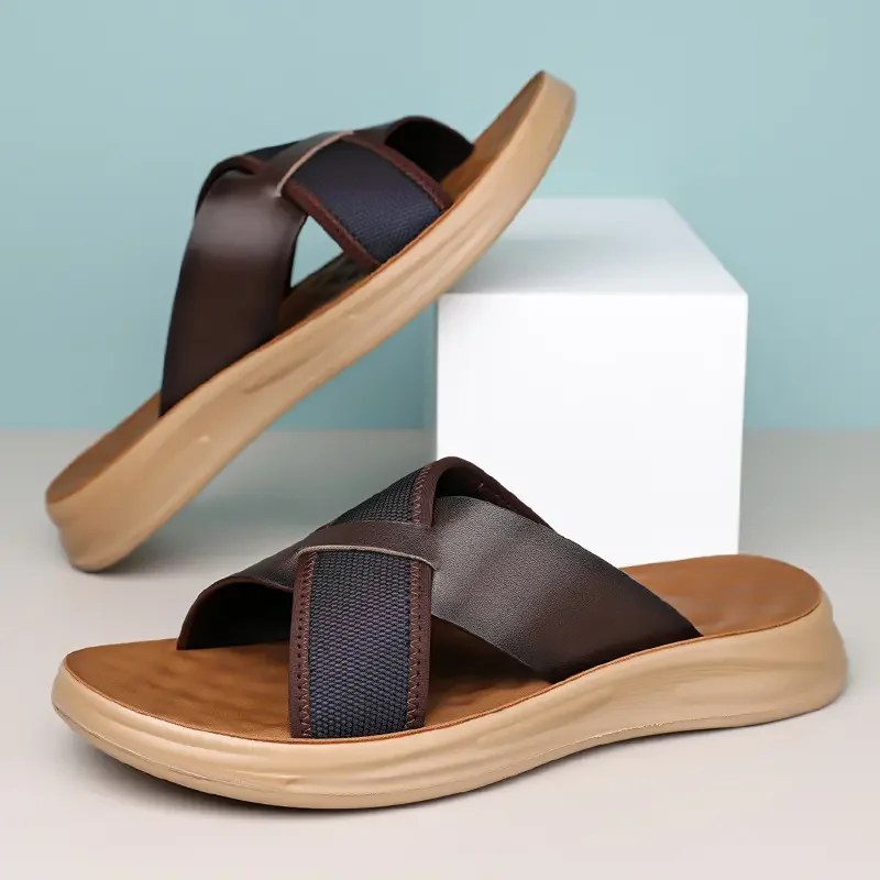 

Zero Burden Wearing Summer Slippers Unisex Flat Anti Slip Student Daily Outdoor Casual Footwear